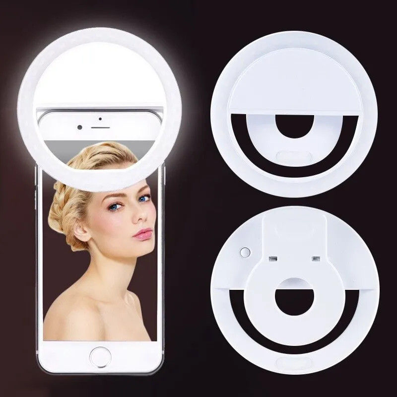 USB Rechargeable LED Selfie Ri - огляд і ціна Photography Lighting Description