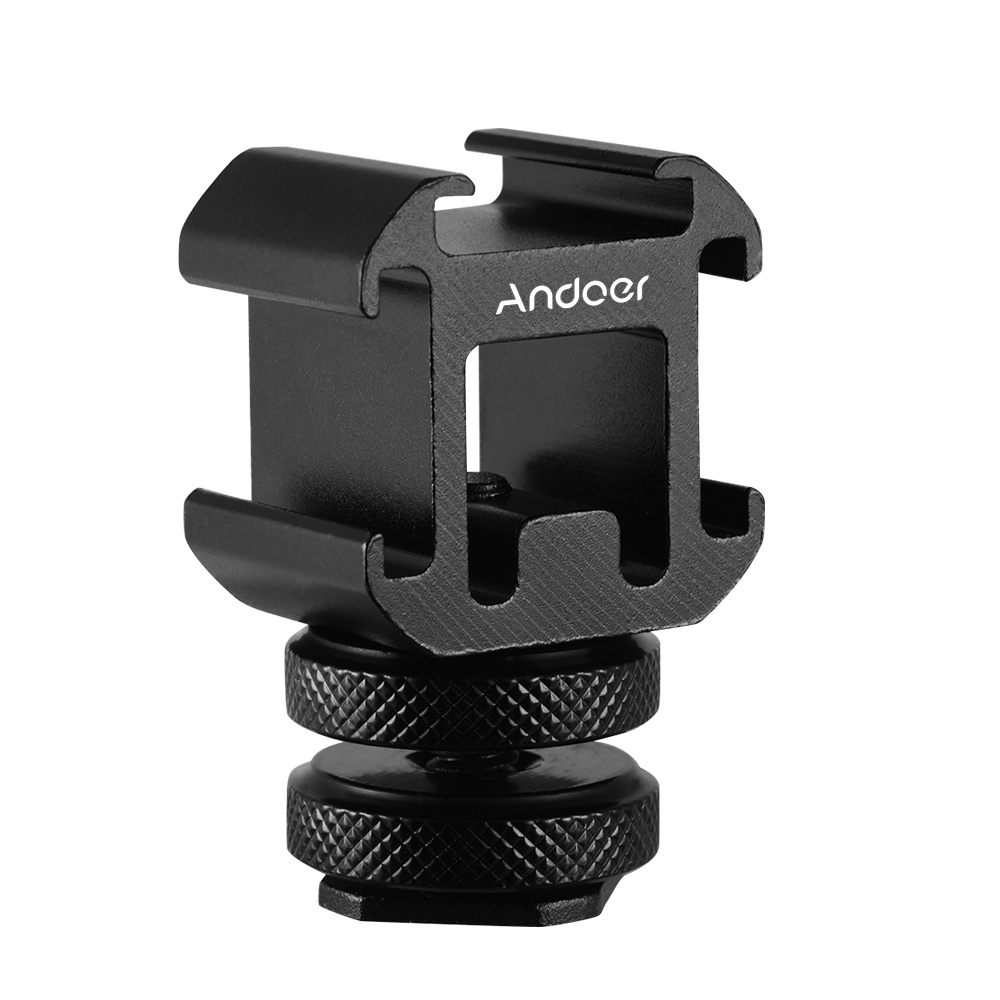 Andoer 3 Cold Shoe Mount Adapt - огляд і ціна Photography Lighting Description