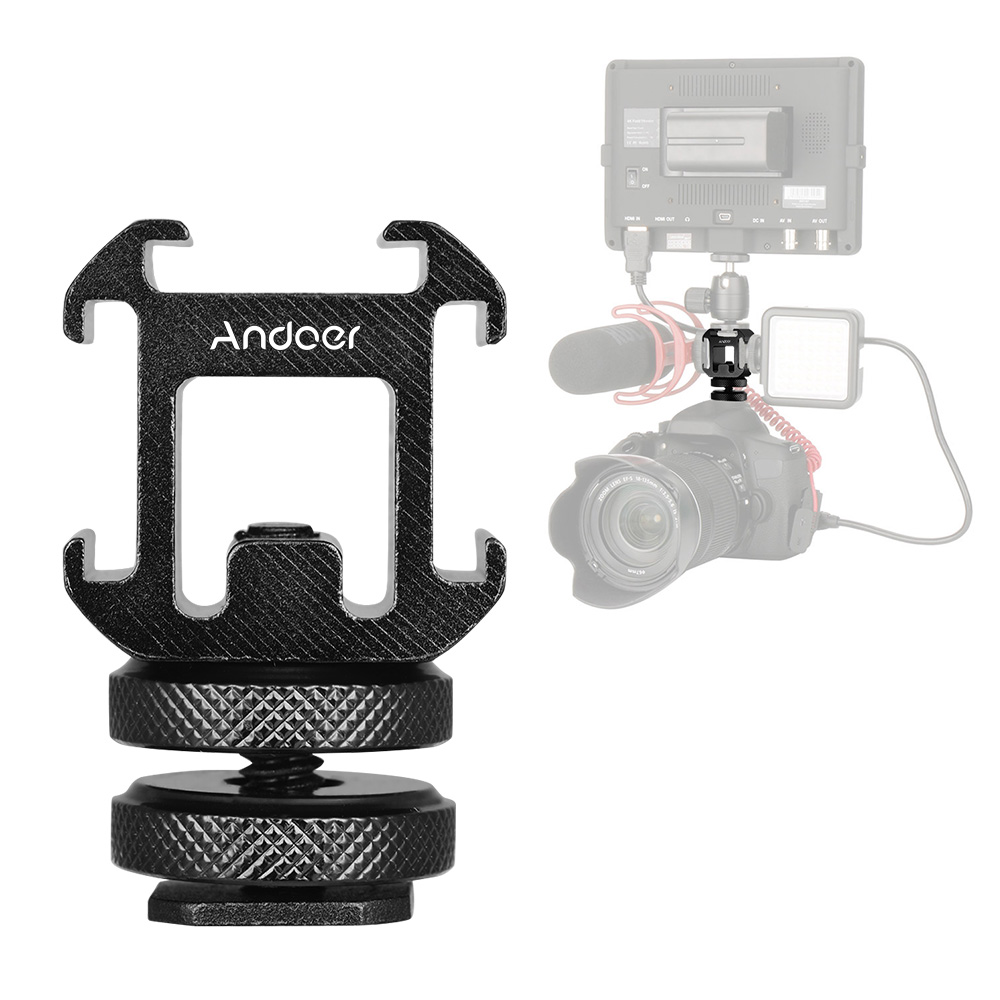Andoer 3 Cold Shoe Mount Adapt - огляд і ціна Photography Lighting Description