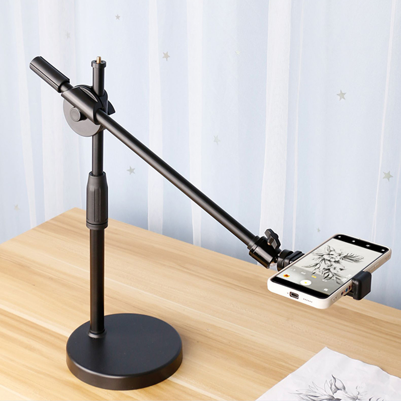 Overhead Tripod with Ring Ligh - огляд і ціна Photography Mobile Lighting