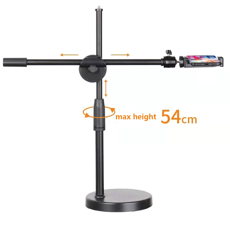 Overhead Tripod with Ring Ligh - огляд і ціна Photography Mobile Lighting